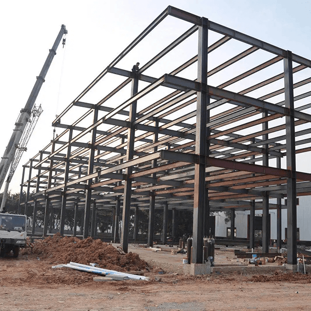 High Quality Prefabricated/Prefab Building Hot Galvanized Steel Structure Warehouse