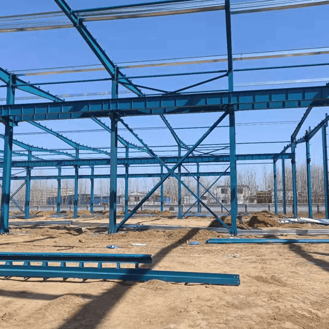 Prefabricated / Prefab Steel Structure Warehouse / Workshop / Construction Building with Economical Design and Best Price