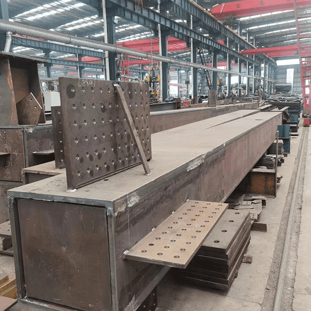 Steel Beam Box Bridge Structure. High-Strength Steel Box Bridge Beamdurable Steel Box Beam for Bridgessteel Structure Box Column for High Strength