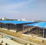 Prefabricated steel structure plant for the rapid loading steel industry