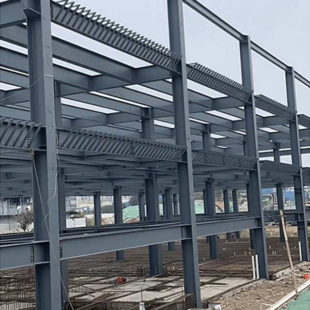 High Quality Prefabricated/Prefab Building Hot Galvanized Steel Structure Warehouse