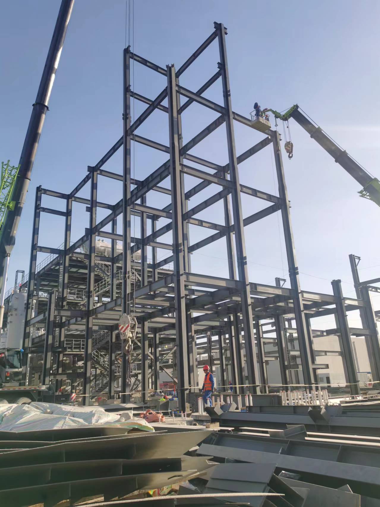 Steel Structure Multi-storey Park Building Project